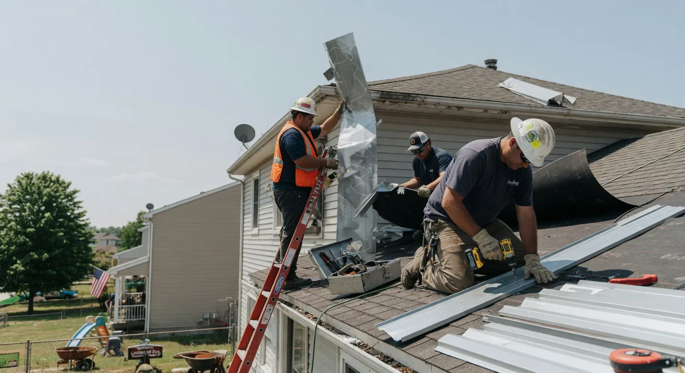 Metal Roof Repair in Hartsville, IN